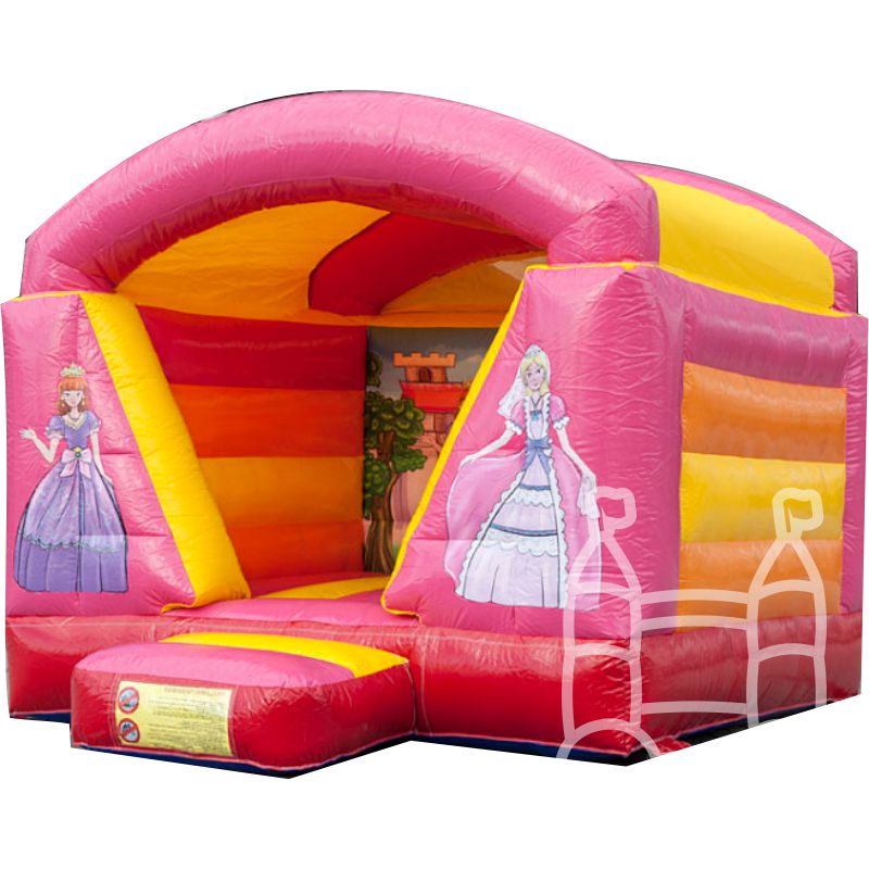 Springkussen Mini Prinses met dak 4x3m huren