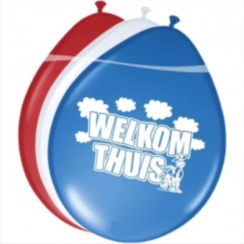 Welkom Thuis Ballonnen (8 stuks) kopen