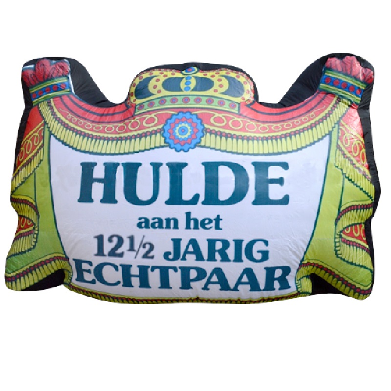 Opblaasbaar Huldeschild 12,5jaar Huren